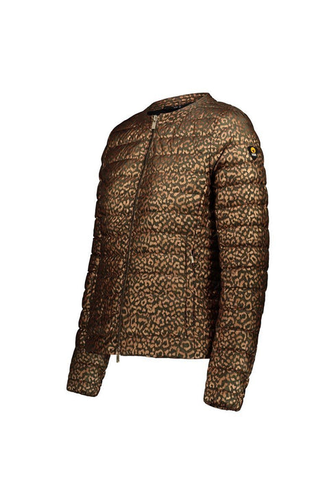 Giubbino Donna GRACE con stampa animalier Verde oro CIESSE PIUMINI- Francavilla Moda